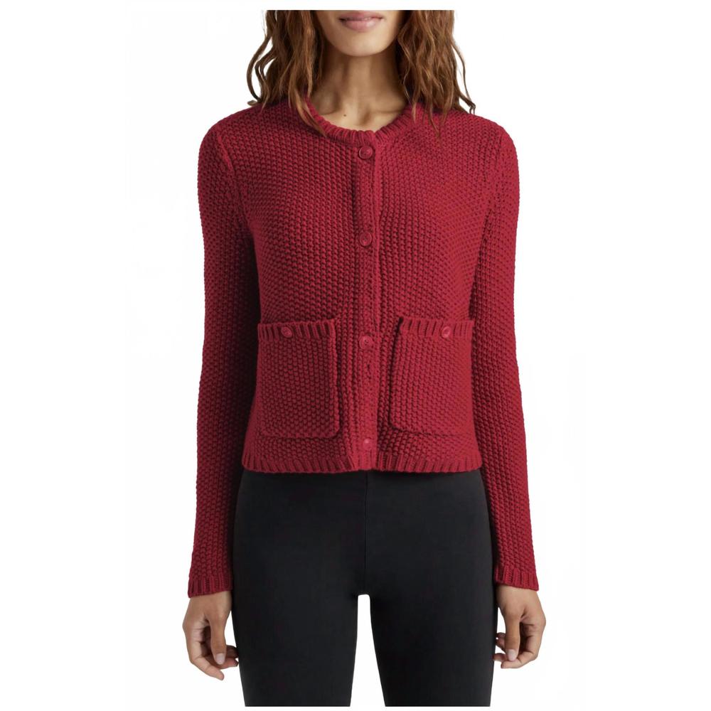NEW SPLENDID women's andrea cropped cardigan in holly